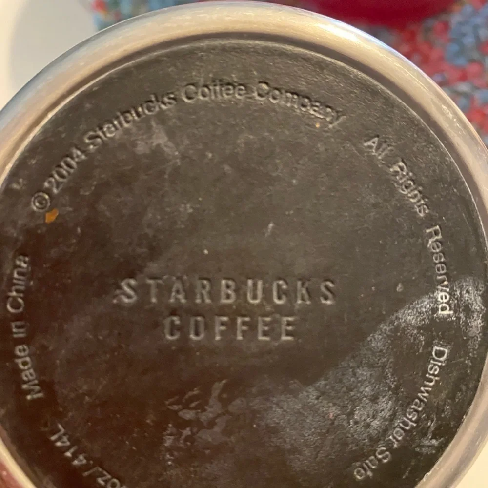 Starbucks Rare 2004  Ceramic Stainless bottom